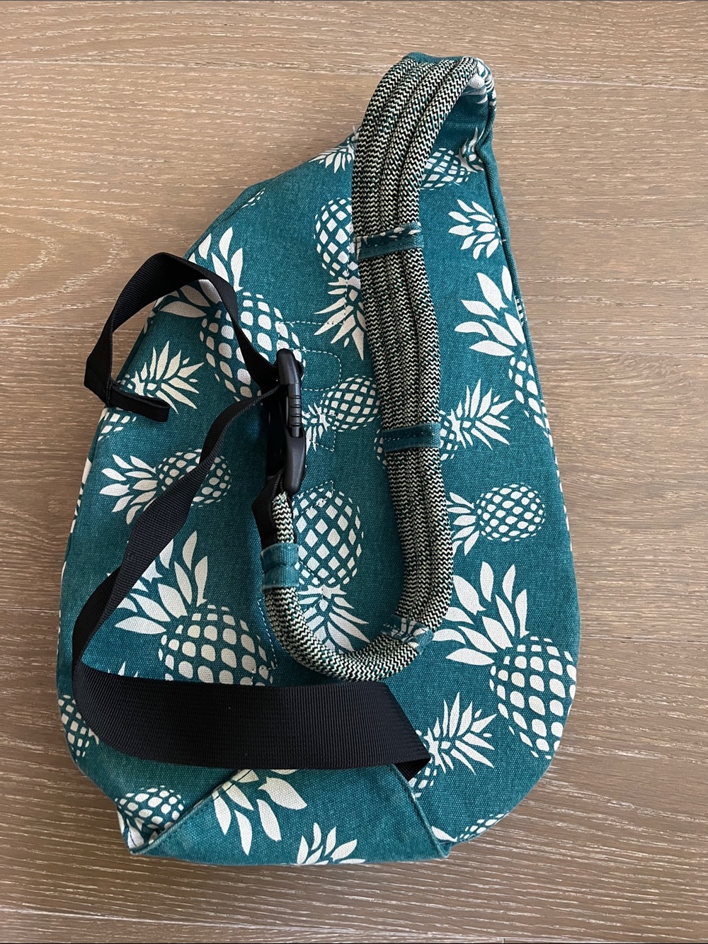 KAVU Pineapple Print Canvas Rope Bag - Picture 4 of 9